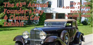 flyer for the annual Bahre Antique Car Collection show